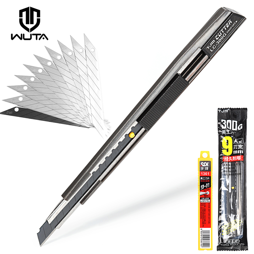 Drawknife Blade - มีดคัตเตอร์ WUTA สำหรับงานฝีมือ ตัดหนัง กระดาษ ปากกา