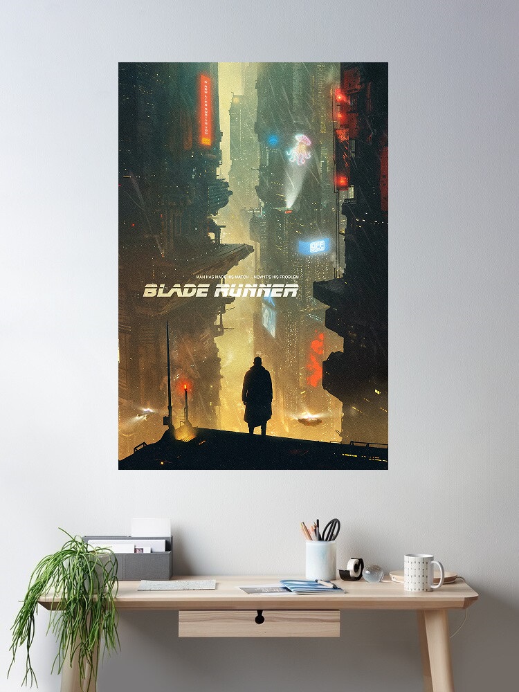 Drawknife Blade - ใบมีดของนักล่า (Blade Runner) ภาพยนตร์ ศิลปะพิมพ์บนผ้าใบ โปสเตอร์