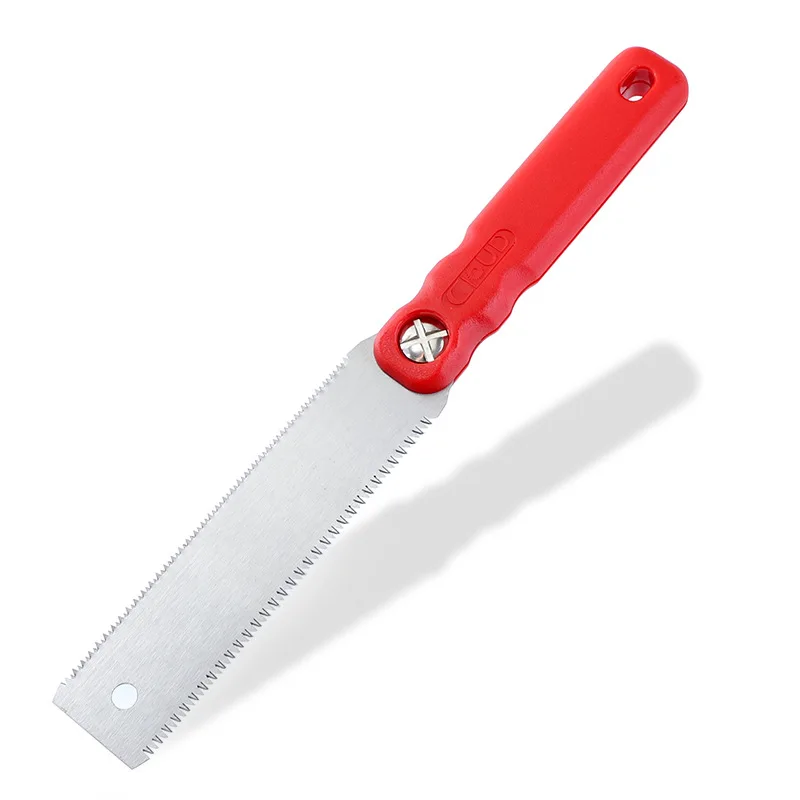 Woodworking In Japanese - ญี่ปุ่นขนาดเล็กเลื่อยสองด้านไม้มือ Mini Saw 65mn เหล็กใบมีดยืดหยุ่นสําหรับตัดไม้เครื่องมือพลาสติก