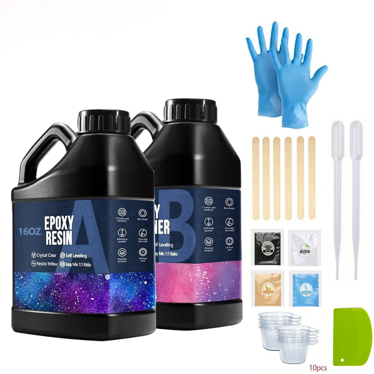 ชุดเรซิ่นอีพ็อกซี่ใส 1000 มล.  - Woodworking Resin บทวิจารณ์และราคา